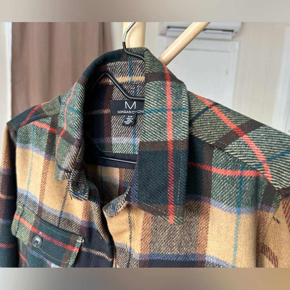 Magaschoni Multicolor Plaid Shirt